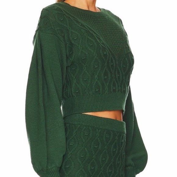 Tularosa Forest Green Knit Top - Picture 2 of 7